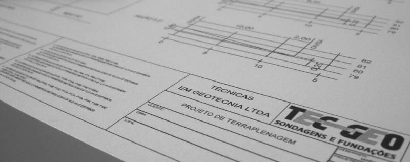 Projetos de contenções e terraplenagem